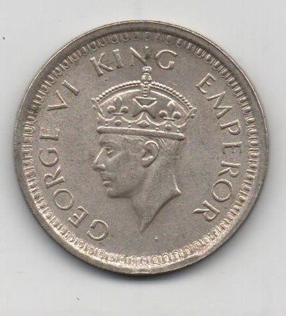 INDIA DEL AÑO 1945 DE 1 RUPIA GEORGE VI